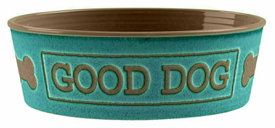 Tarhong Voerbak Good Dog Melamine Turquoise