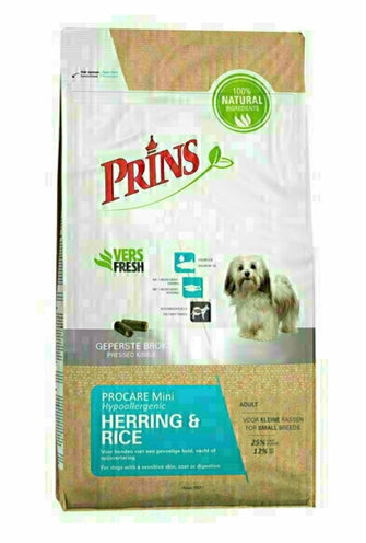 Prins Procare Adult Mini Herring / Rice Hypoallergenic